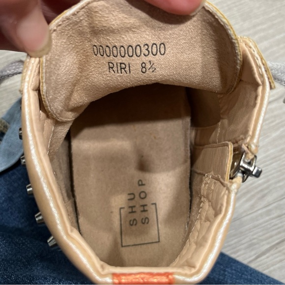 Shu Shop Women's Shoes Sneakers High Top Lace Casual Zip 8.5 - Picture 9 of 10